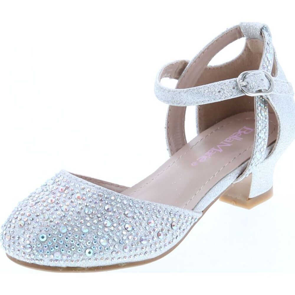 Bella Marie Hunts-11K Silver ToddlerG sandals 10 NEW